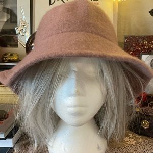Free People Pink Wool Hat